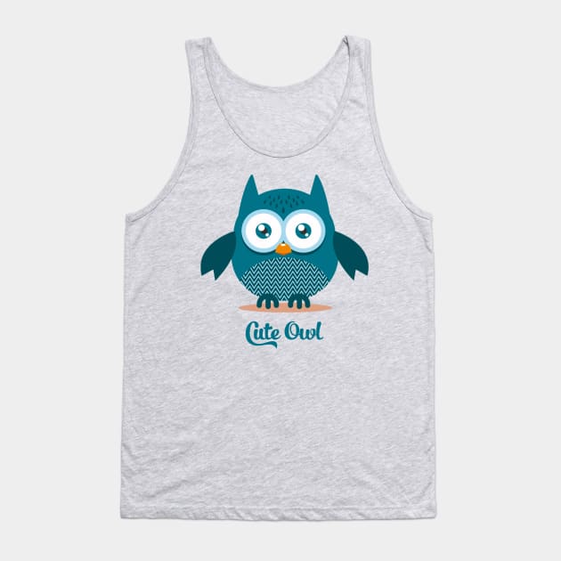 Cute owl Tank Top by This is store